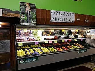 Organic produce, veggie meat and vegan cheese and more