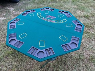 Folding poker tabletop