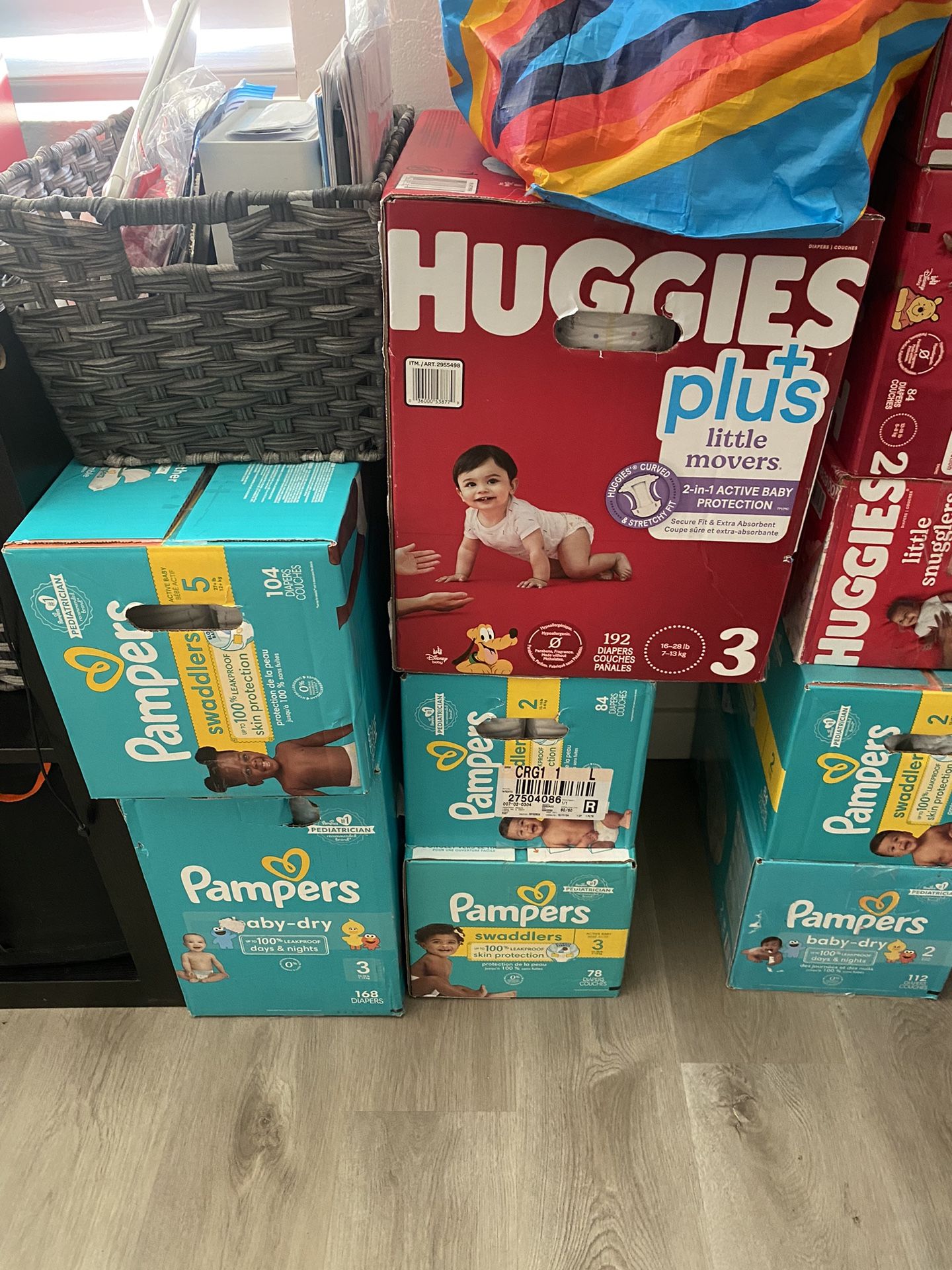 Pampers/Huggies Diapers Size 2 And 3 Different Prices
