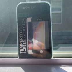 Tempered glass screen protector for iPhones 8+7+ and 6+