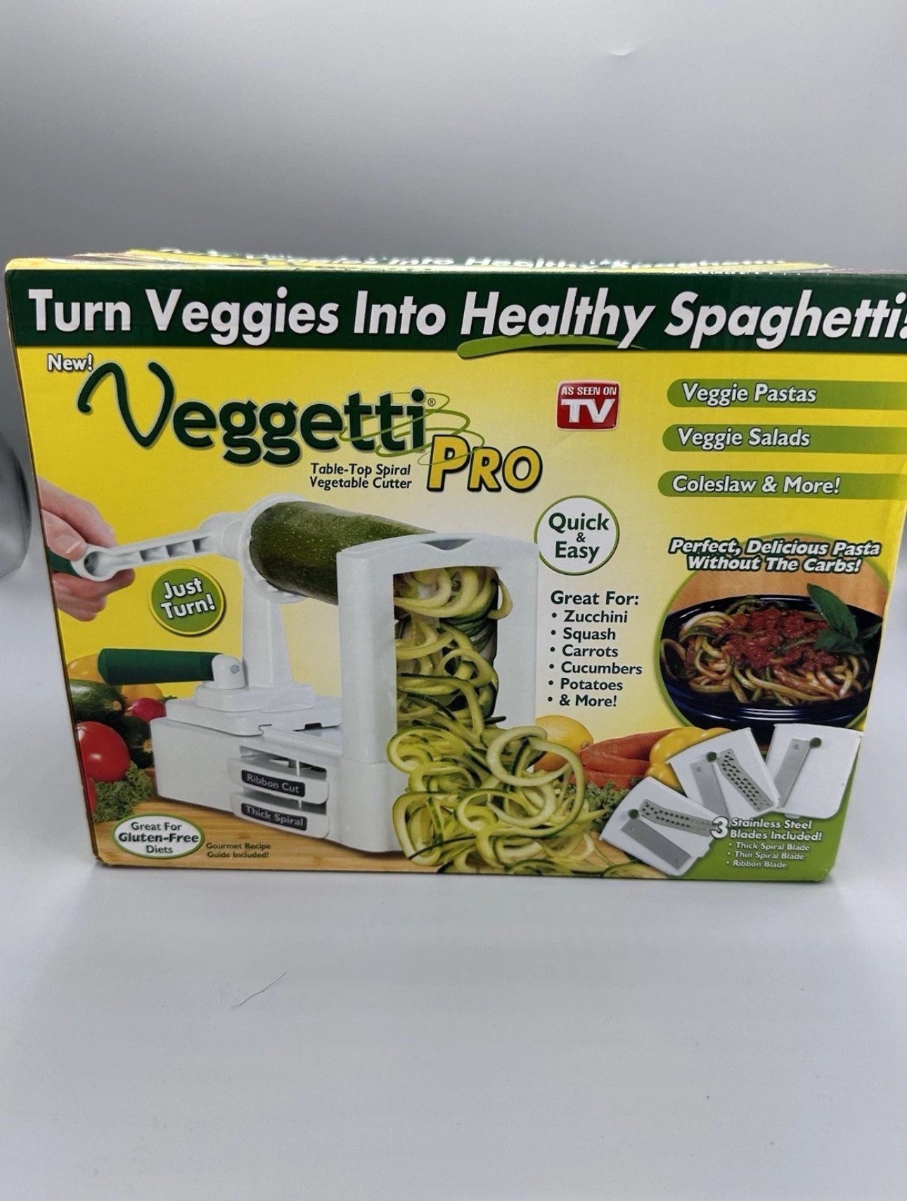 VEGGETTI PRO Top Zucchini Spaghetti Cutter