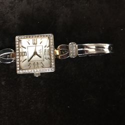 Gruen Gold And Silver A Gem Cut Face Lens Beautiful