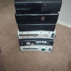 Xbox 360 Console Lot (6 Total) – For Parts/Repair