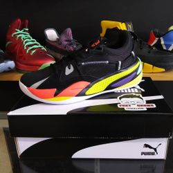 PUMA HOOPS X J COLE DREAMER RAINBOW SIZE 6.5 NEW WITH BOX $220