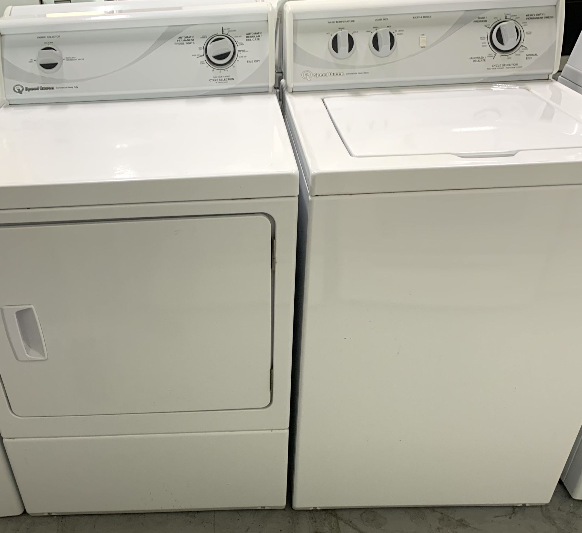 Speed Queen Washer and Dryer Set