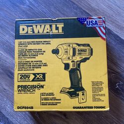 Dewalt XR 1/2” mid-torque impact wrench with detent pin anvil TOOL ONLY