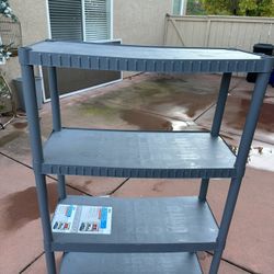 Blue Hawk 4-tier shelving unit