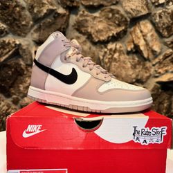 Nike Dunk High Fossil Stone Size 8 M 9.5 W Brand New