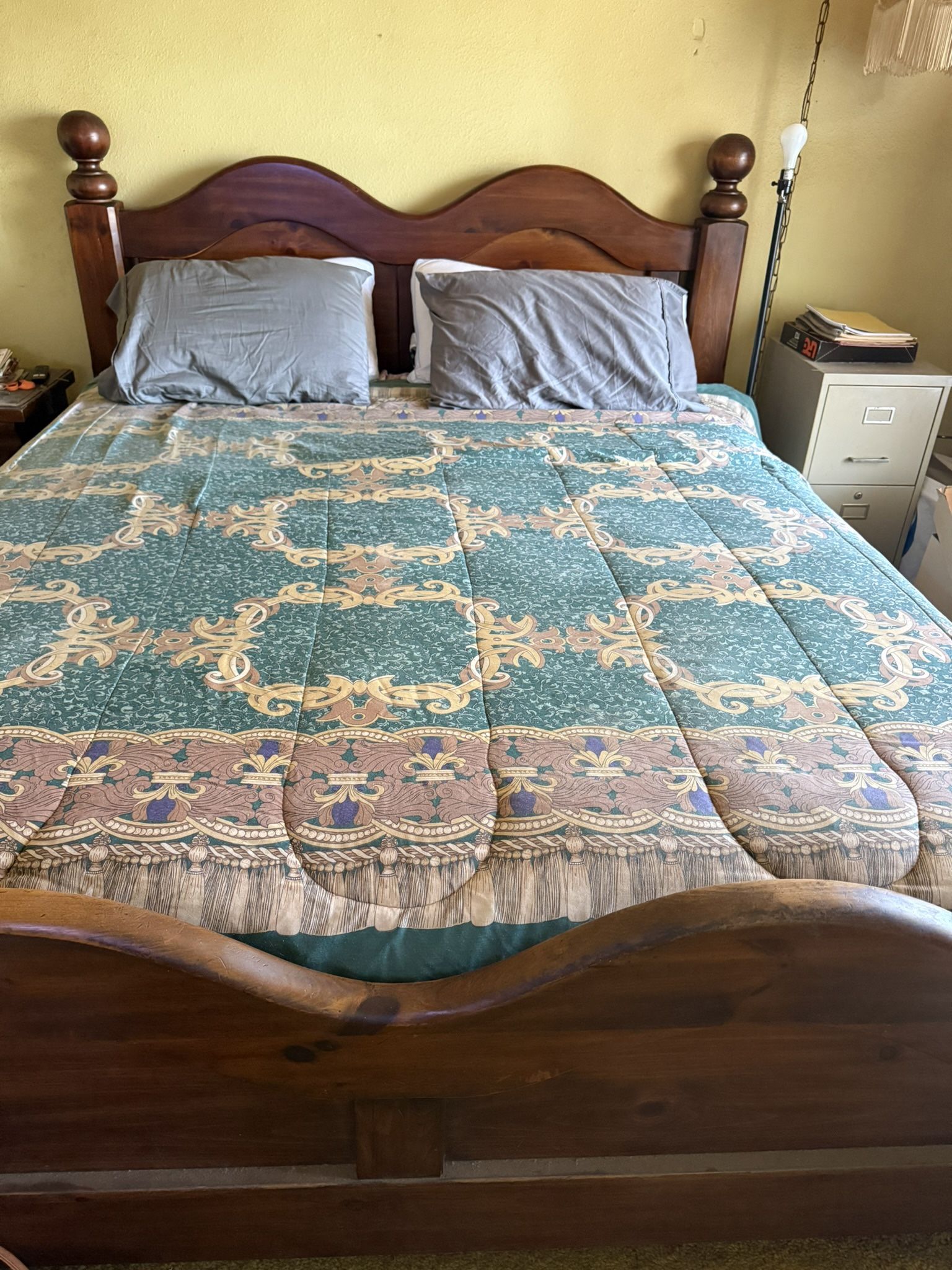 California King Bed Frame & Armoire