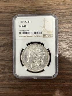 1884O NGC MS62 MORGAN DOLLAR