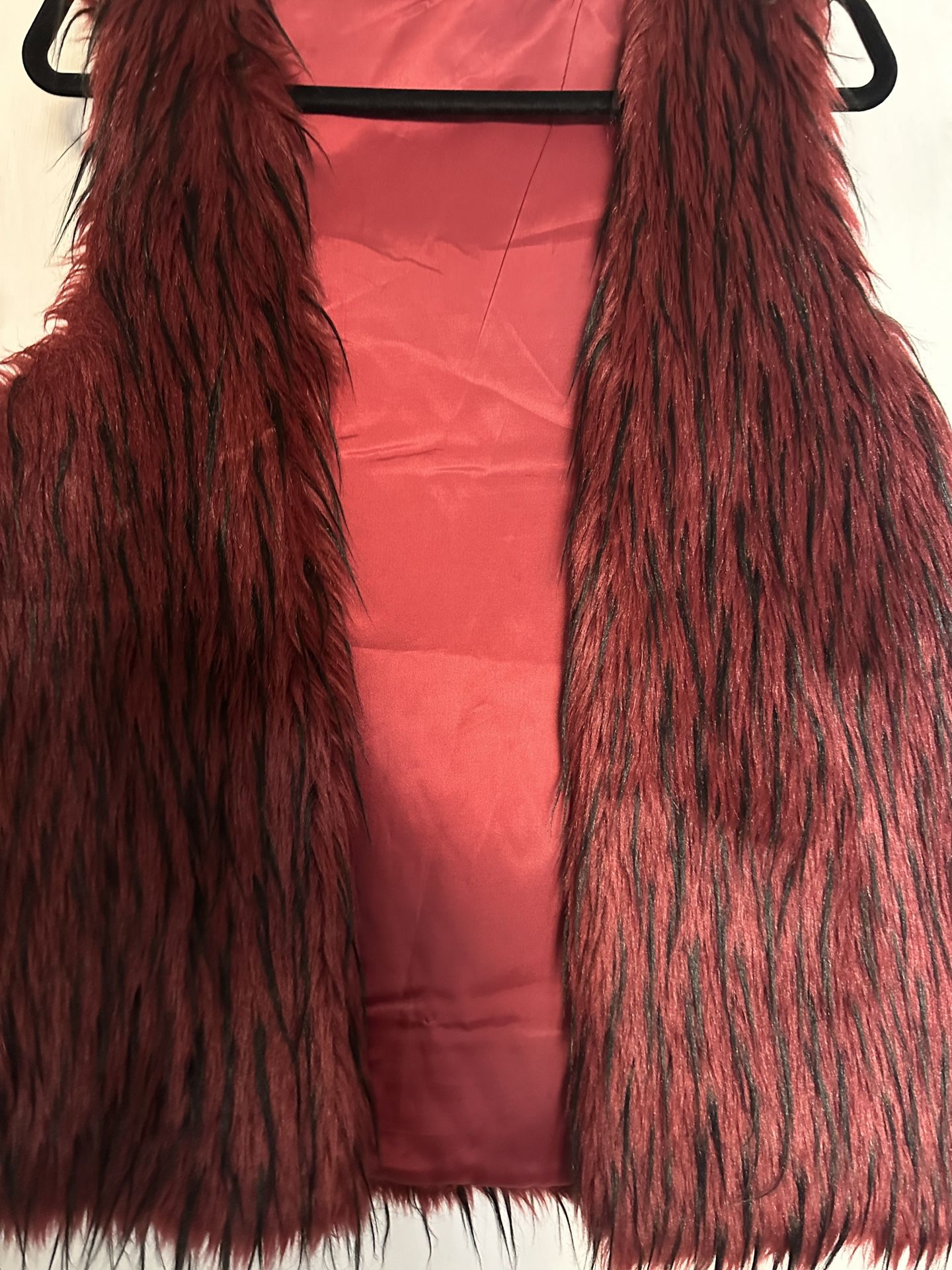 Women’s Faux Fur Vest by LAPIS Size XL