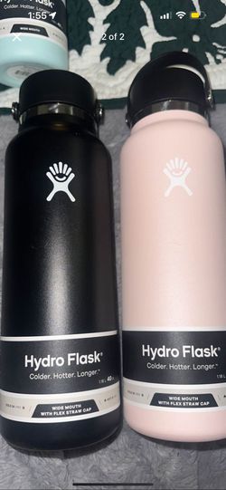 1 black 1 pink Hydroflask 40oz