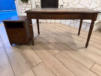 Desk + Drawer set solid wood