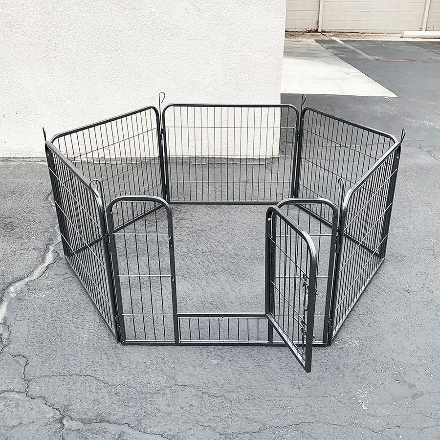 (NEW) $55 Heavy Duty 24” Tall x 32” Wide x Panel Pet Playpen