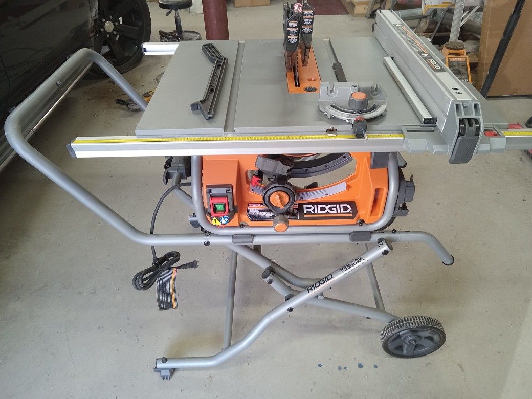 New..never Used Ridgid Portable Pro Table Saw