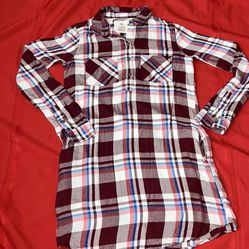 $10 Plaid ‘Shirt Dress’ Size Small