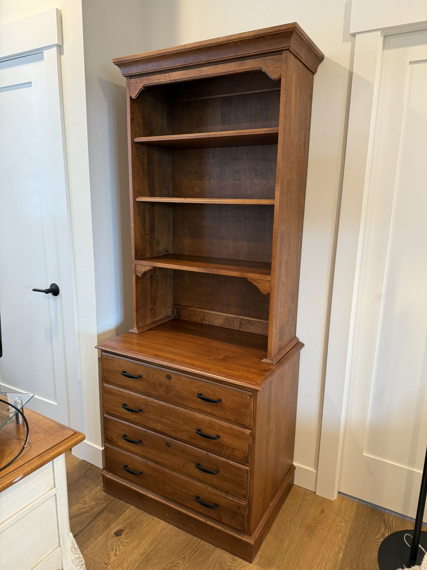 Ethan Allen Filing Cabinet Book Shelf