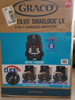 Graco nautilus snuglock lx 3-in-1 harness booster