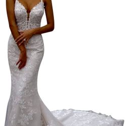 Ivory Wedding Dress Size 14
