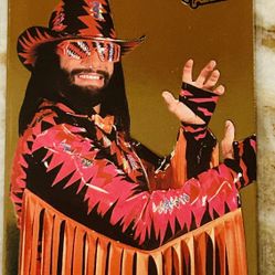 WWE 1994 Action Packed WWF Macho Man Randy Savage Trading Card #39 Vintage Gold