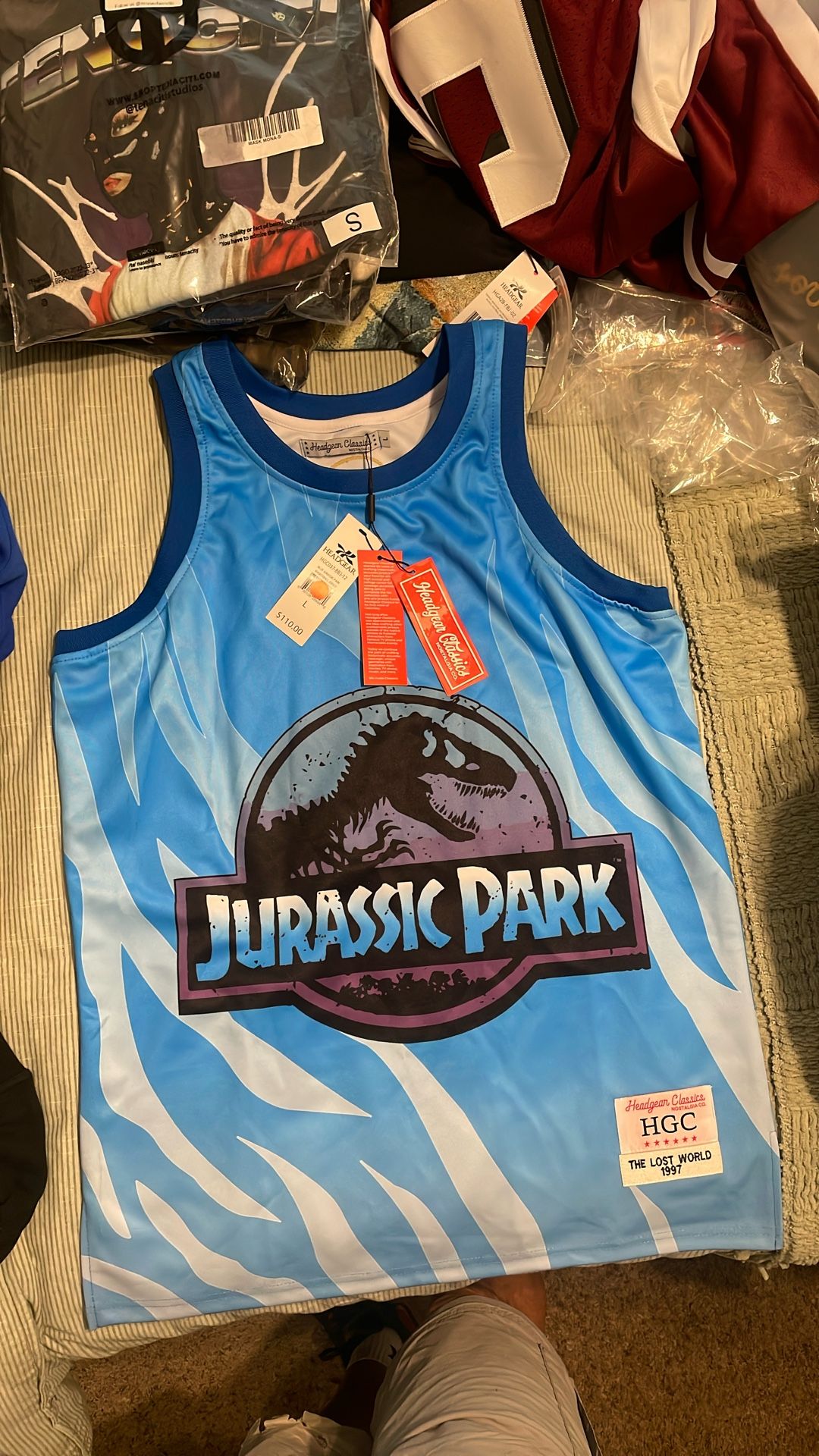 Basketball Jersey “ Jurassic Park” headgear classic