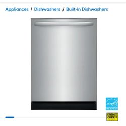 Frigidaire 24-in Top Control Built-In Dishwasher (Fingerprint Resistant Stainless Steel) ENERGY STAR, 52-dBA Standard Sound Level