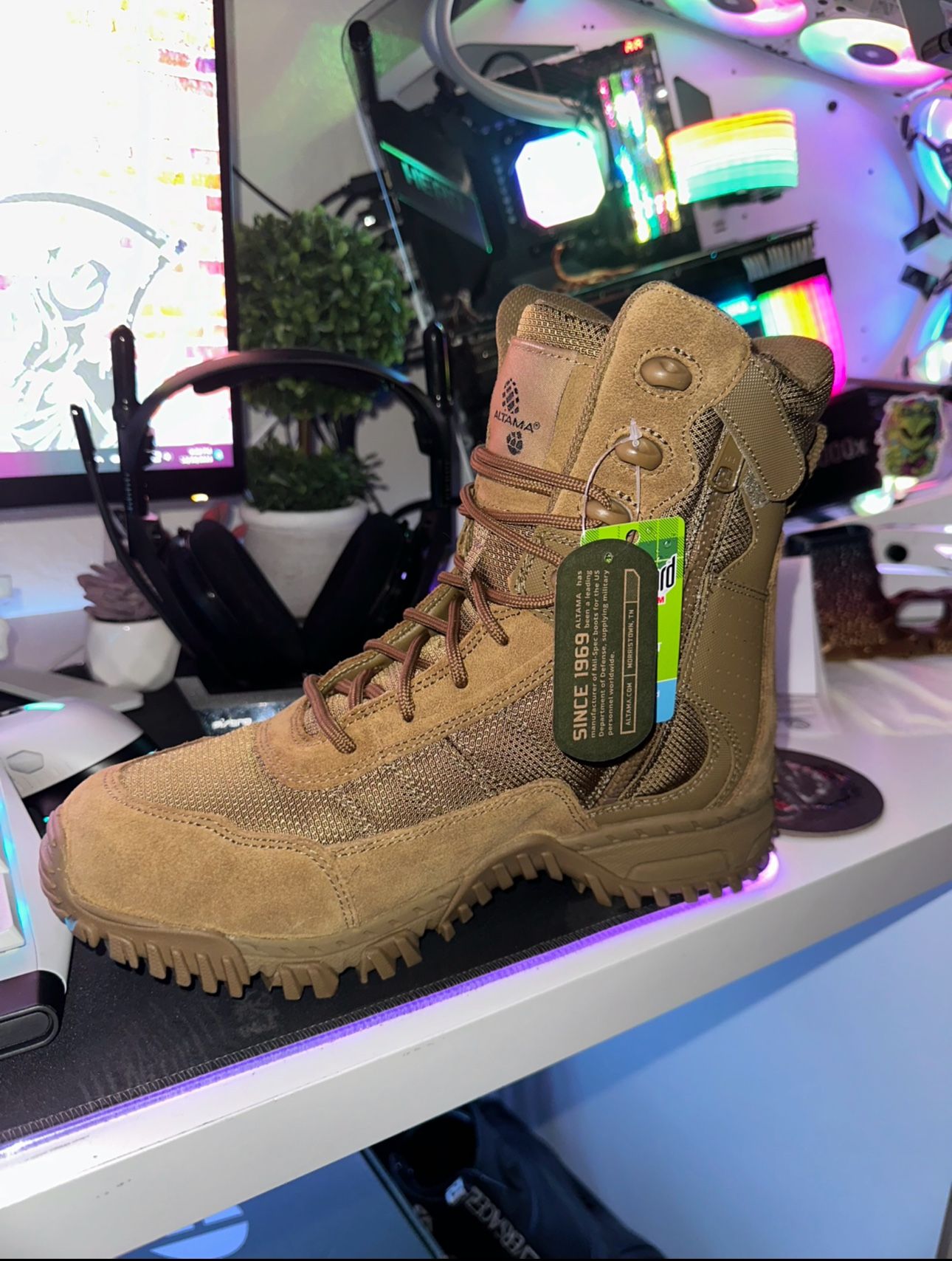 Military Boots 9.5 