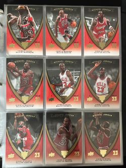 2008-09 Upper Deck Michael Jordan Legacy Collection 90 Card Lot Bulls