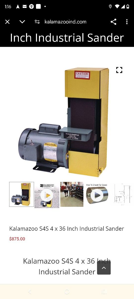 Up Rite Belt Sander