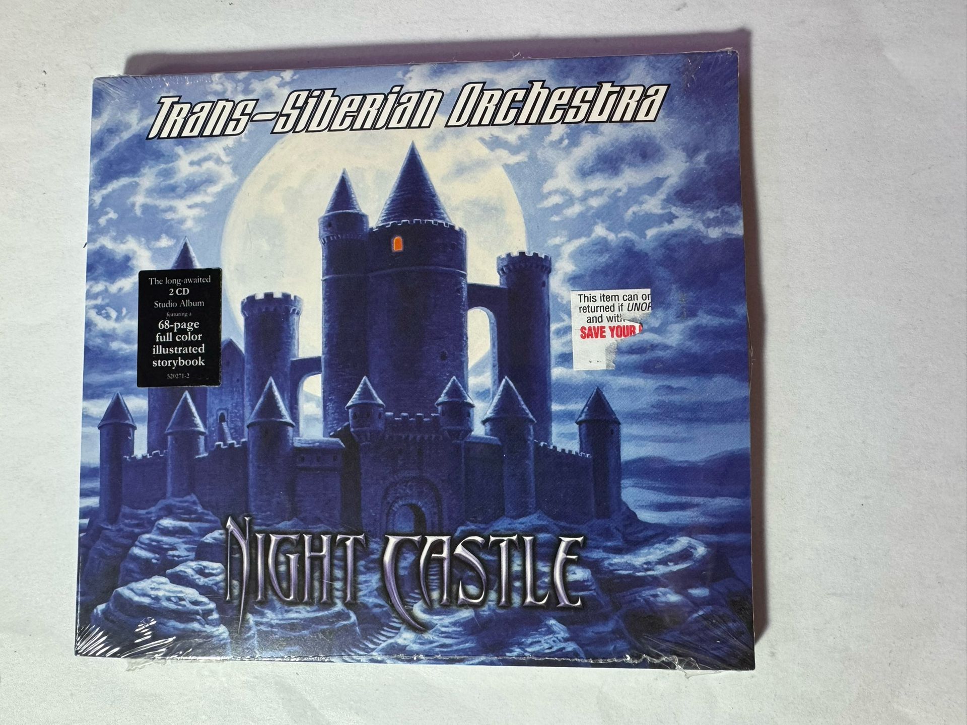Night Castle - Audio CD By Trans-Siberian Orchestra 68 pg Book ** NEW SEALED **