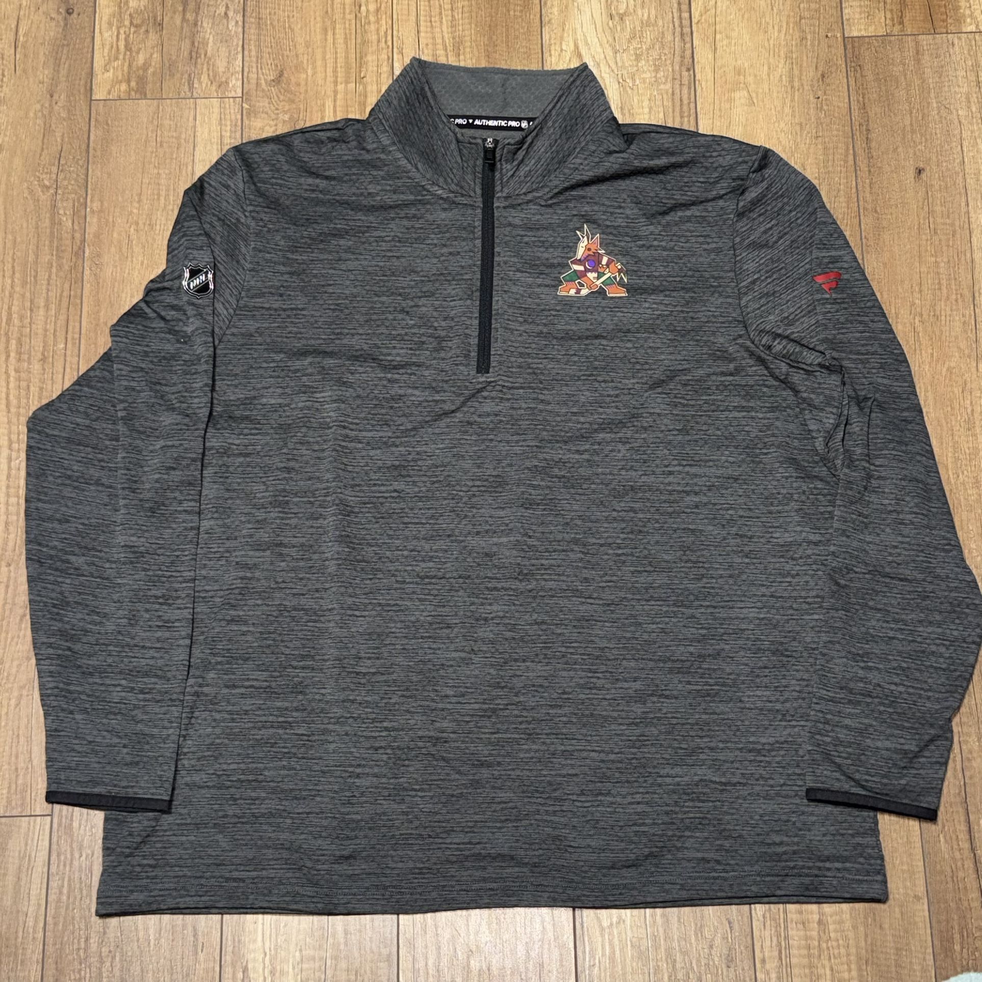 Arizona Coyotes NHL Authentic Pro Line Kachina Zip Pullover Long Sleeve Mens 3XL