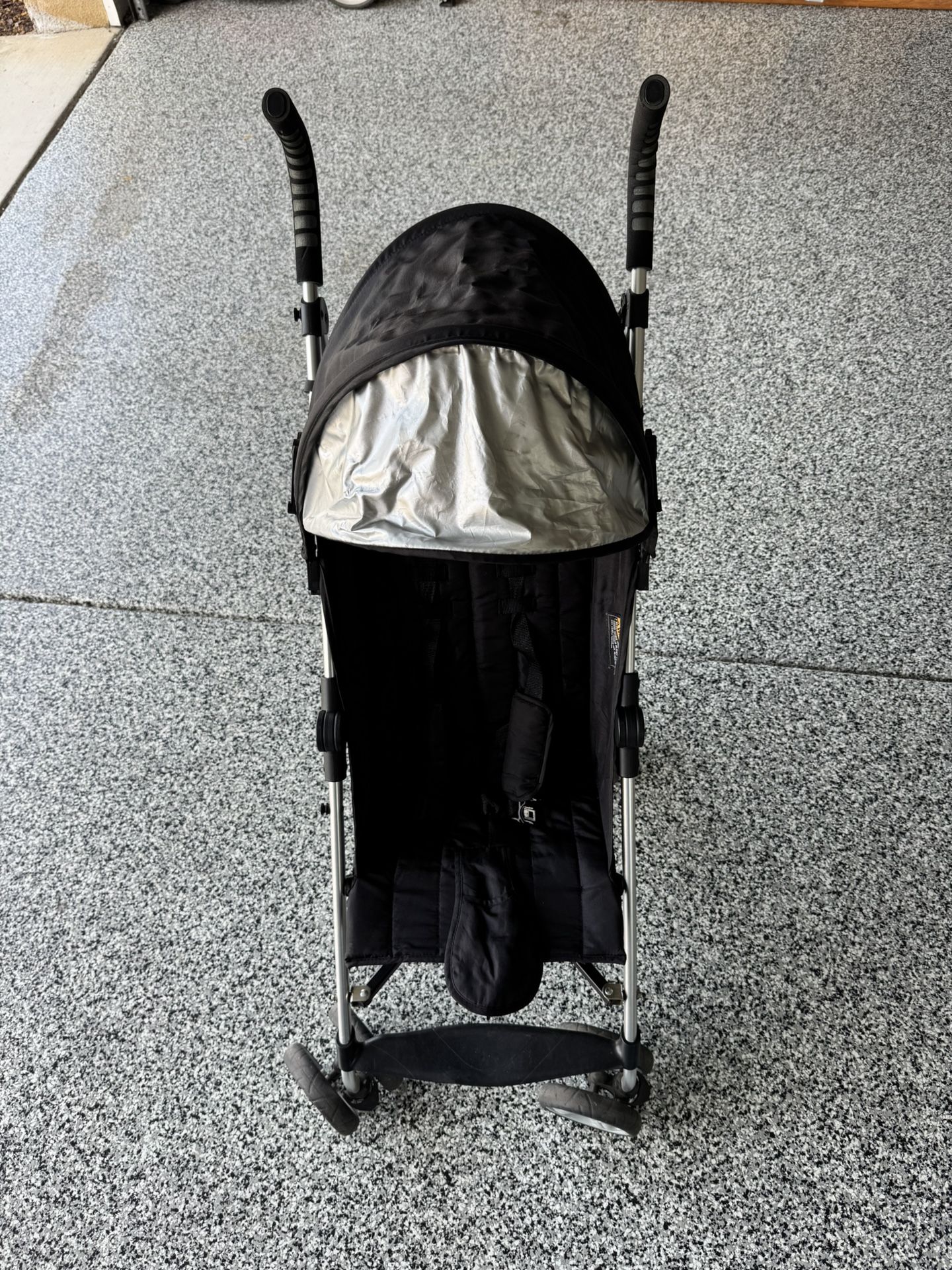 Ingenuity 3Dlite Convenience Stroller, Black – Lightweight Stroller with Aluminum Frame, Large Seat Area, 4 Position Recline, Extra Large Storage Bask