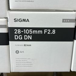 Sigma 28-105mm f/2.8 DG DN Art Lens (Sony E)