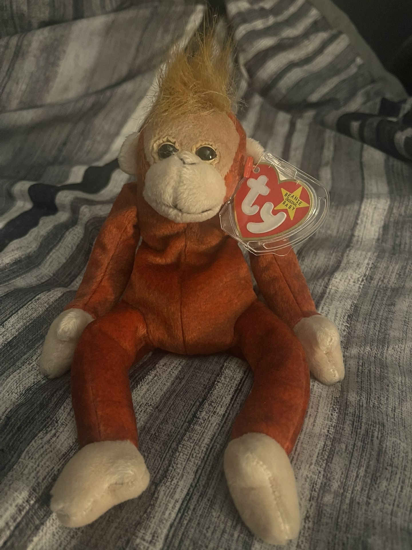 Rare Ty Beanie Babies Schweetheart The Orangutan 1999- 8 Inches- JAN 23 1999