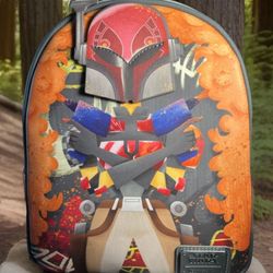 LOUNGEFLY DISNEY STAR WARS SABINE SPRAY PAINT MINI BACKPACK