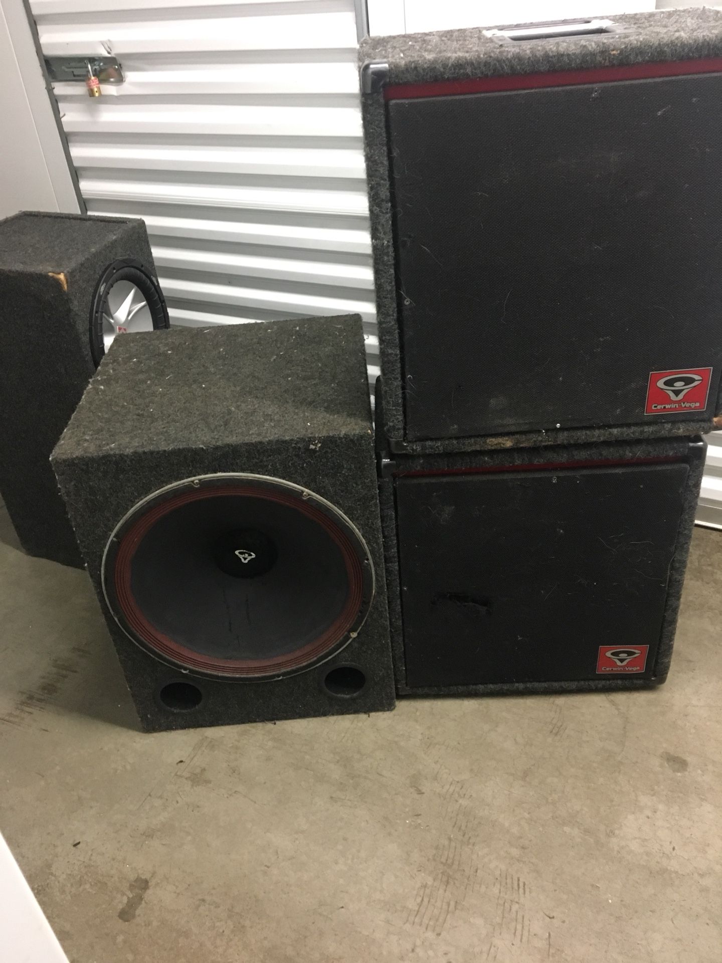 3 dj speaker 🔊 2 15 Inches and one 18