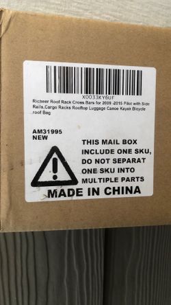 Roof Rack Cross Bars For Honda Pilot 09-15