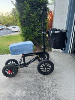 Mobility Aid Bundle – Knee Scooter + iWALK Hands-Free Crutch