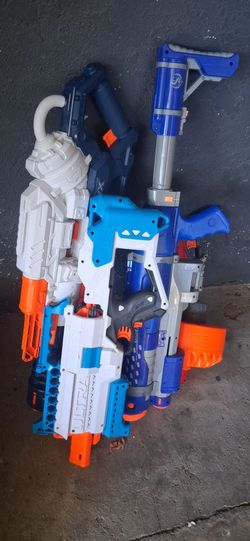 Super Soaker  and Nurf Combo
