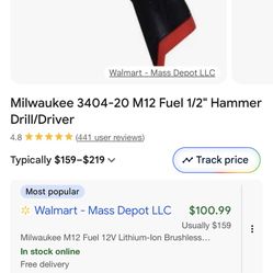 Hammer Drill 100 Brand New With Battery 