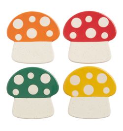 Mushroom Coaster Set (4)