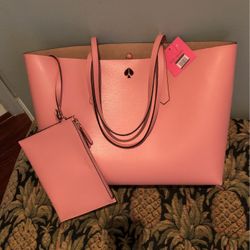 Kate  Spade Leather Purse W/sm Bag.Bothnew W/tag