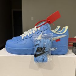 Off-White MCA University Blue AF1 - Virgil (Never worn)