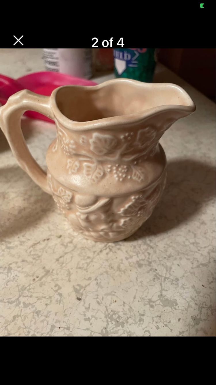 Vintage Stoneware Mini Pitcher