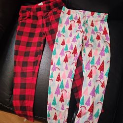 Christmas Pants For Lil Girls 