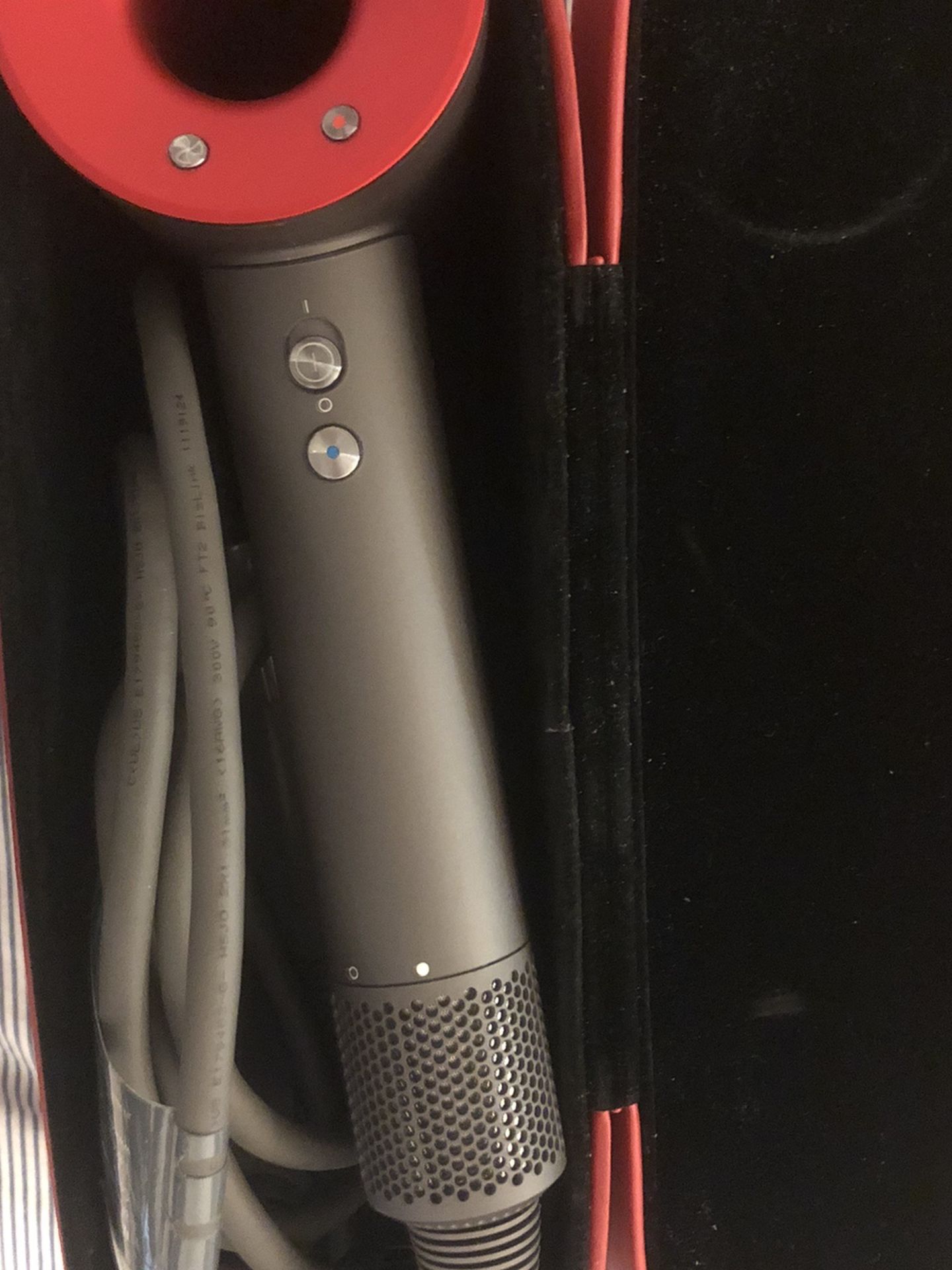 Dyson Hair Dryer With Leather Box And Warranty Like New