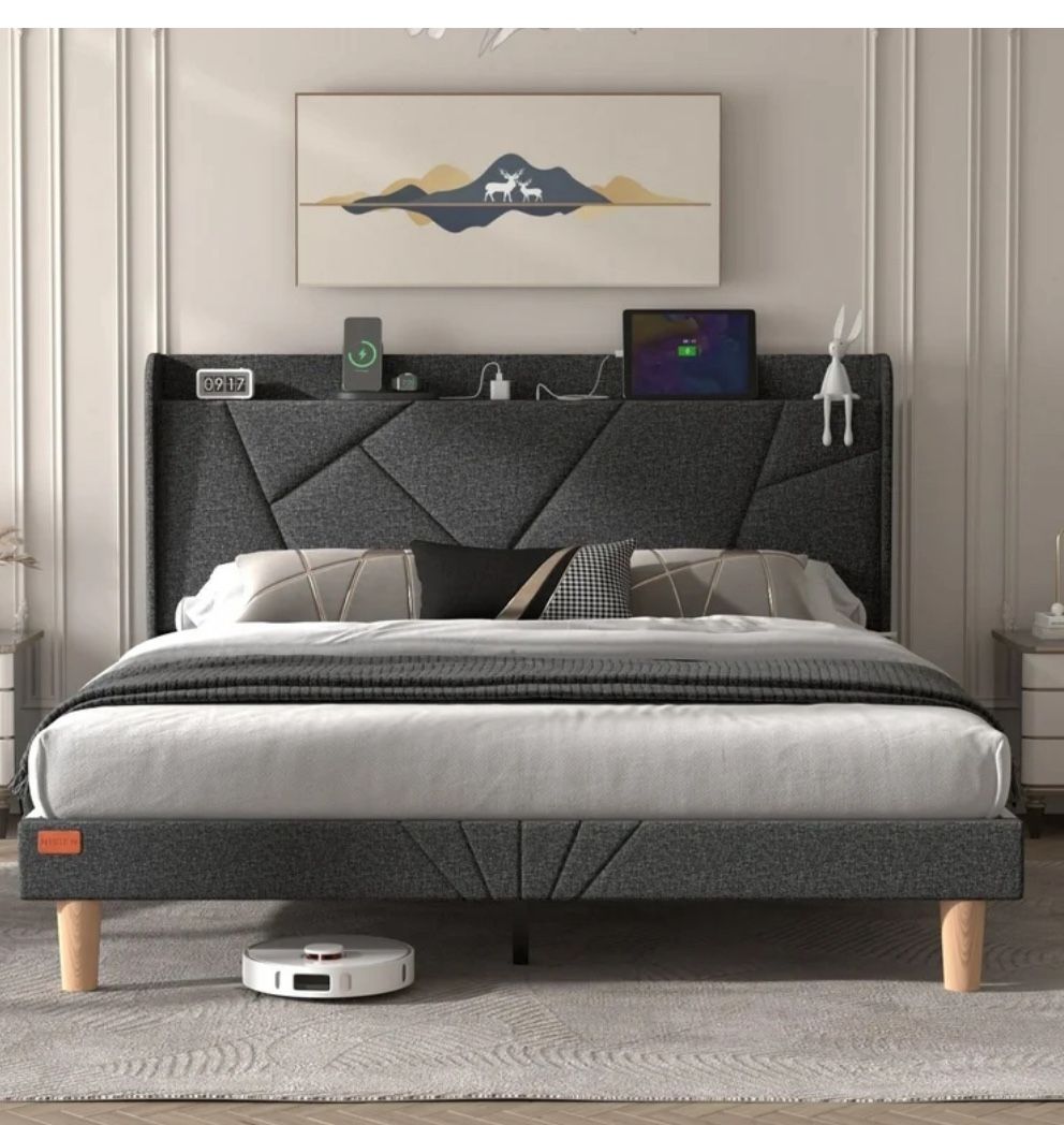 Mid Modern Bed Frame