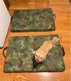 Foldable Travel Dog Bed/Cusion - Camouflage
