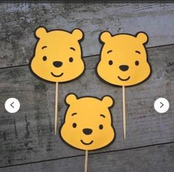 Winnie The Pooh Cupcake Toppers