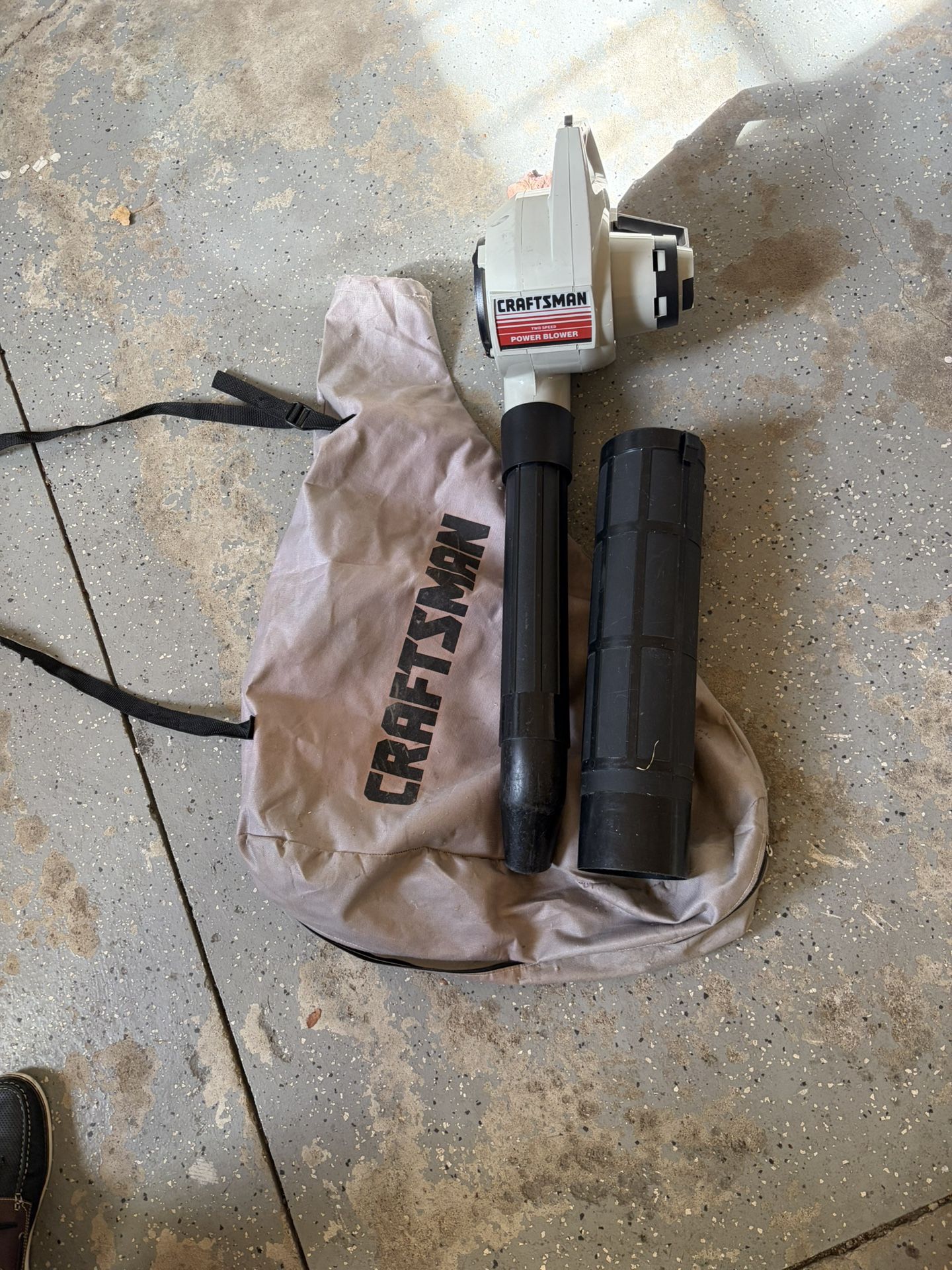 Craftsman Electric Leaf Blower With Bag